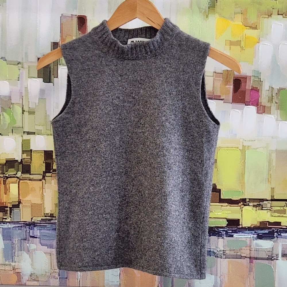 Jil Sander Cashmere Mock Neck‎ Top